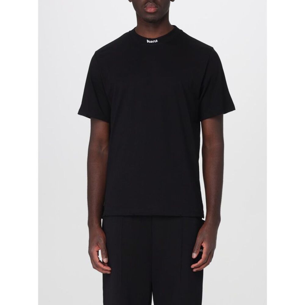 Disclaimer Men Disclaimer Slim Fit Cotton T-Shirt With Contrast Logo